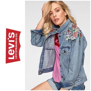 Levi’s Premium Embroidered Denim Jacket